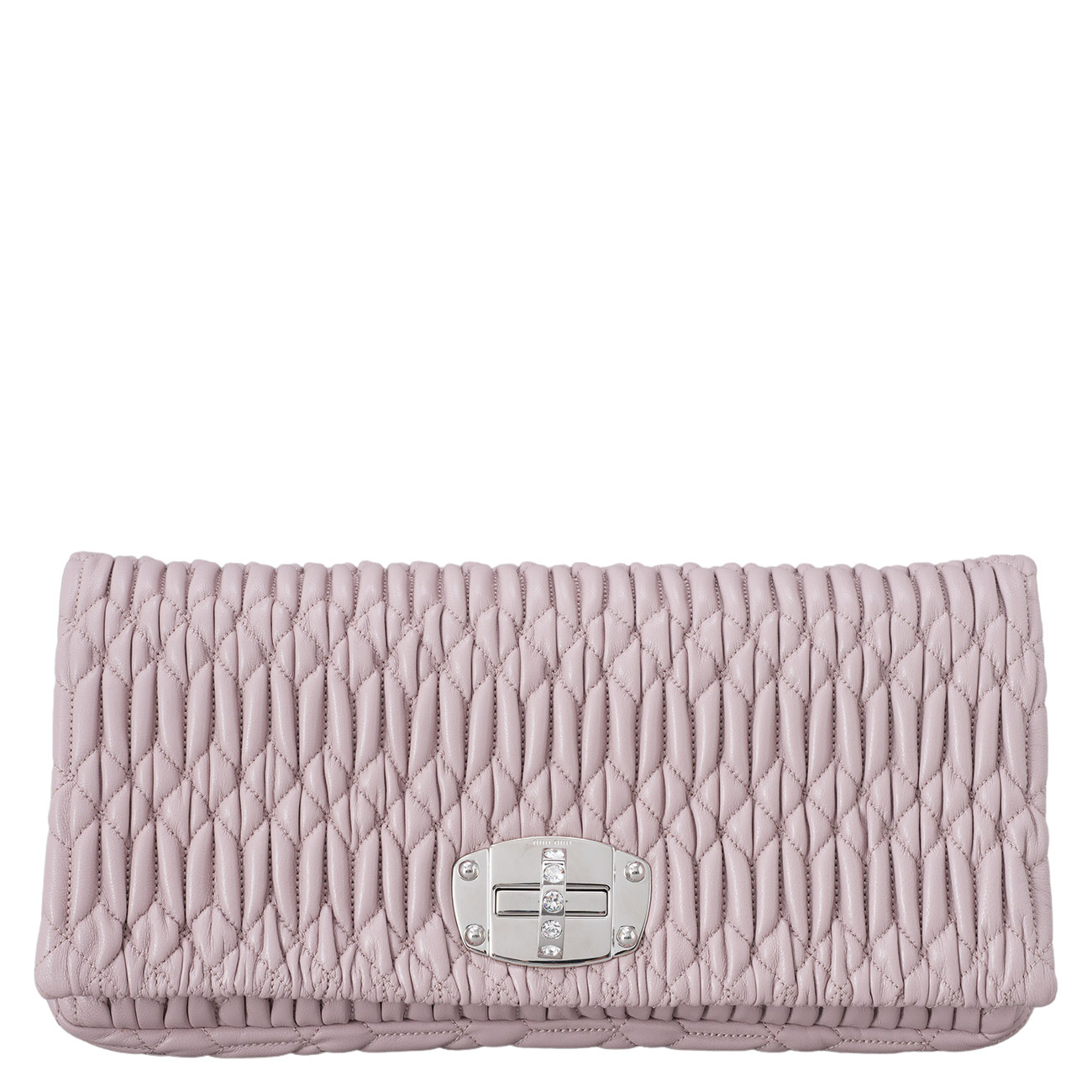 MIU MIU(USED)미우미우 마테라쎄 크리스탈 숄더백